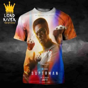First Poster For Edi Gathegi As Mr Terrific In James Gunn Superman Only In Theaters July 11th All Over Print Shirt
