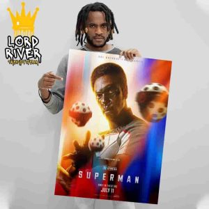 First Poster For Edi Gathegi As Mr Terrific In James Gunn Superman Only In Theaters July 11th Home Styling Poster Canvas