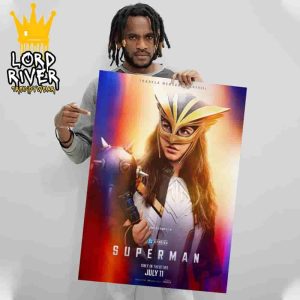 First Poster For Isabela Merced As Hawkgirl In James Gunn Superman Only In Theaters July 11th Home Styling Poster Canvas