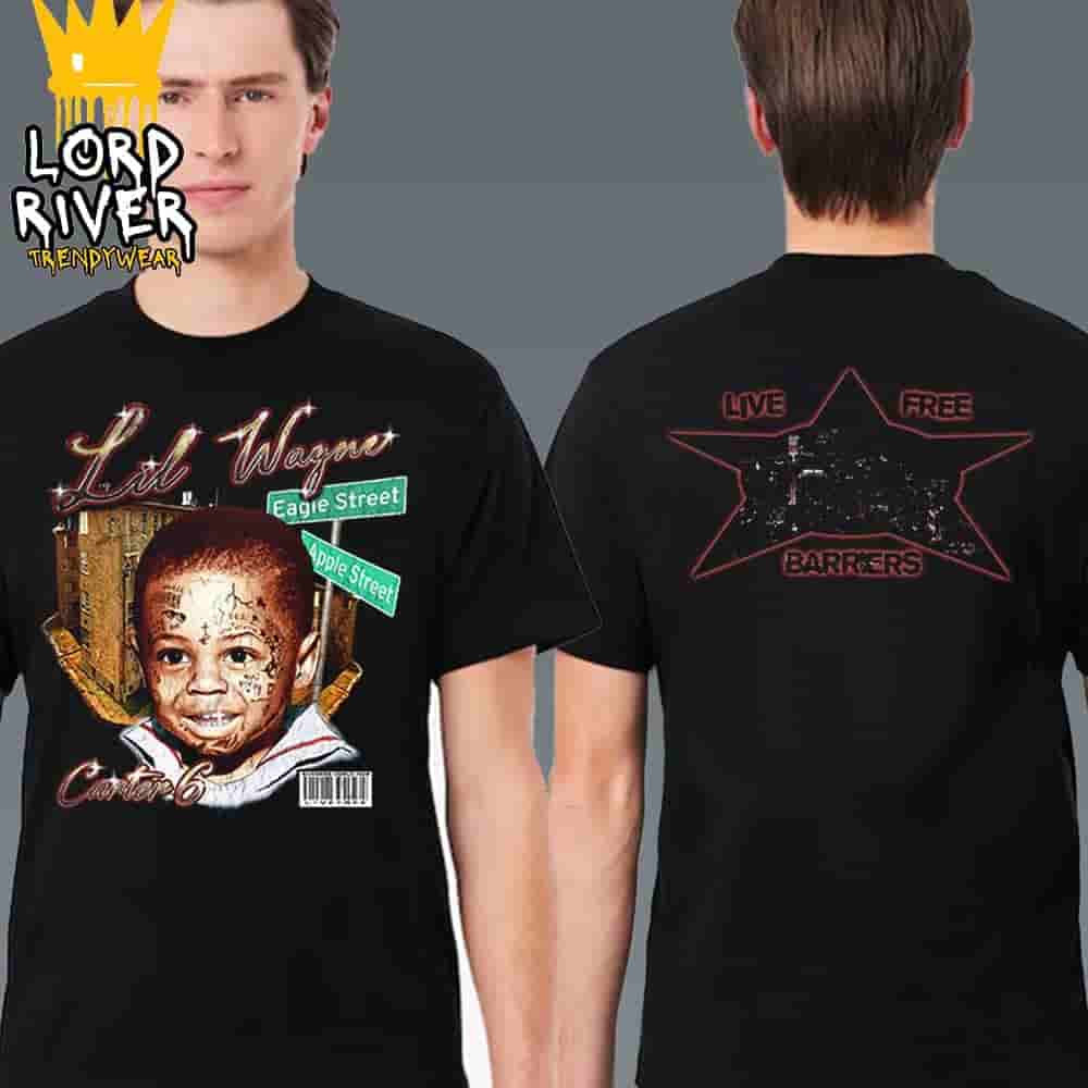 Lil Wayne New Album Tha Carter VI x Barriers Tee Merch Limited Two Sided Classic T-Shirt Lil Wayne New Album Tha Carter VI x Barriers Tee Merch Limited Two Sided Classic T-Shirt