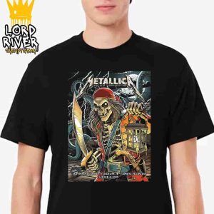 Metallica M72 Tampa North American Tour 2025 Night 2 Venue Poster At Pop Up Store Raymond James Stadium Tampa FL On June 8th 2025 Unisex T-Shirt